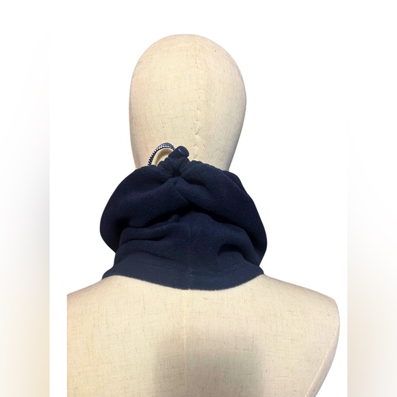 Urban Outfitters UO 76 Fleece Gaiter Scarf Neck Warmer Navy Blue - Picture 7 of 9